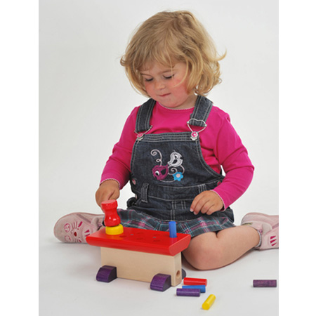 Material Didactico tienda Kasper juego para martillar de madera